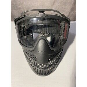 JT Flex 8 Full Coverage Paintball Mask - Black Spectra Goggle Head Shield